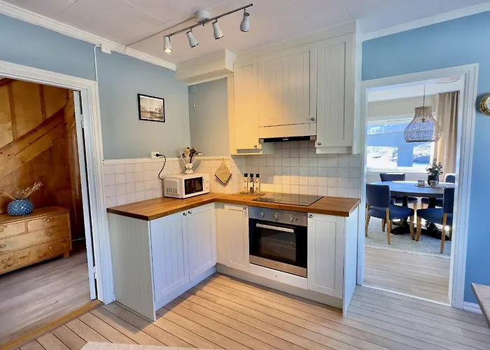 Hamnoya Bridge Panorama Semesterbostad Reine